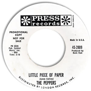 Little Piece of Paper/ It Wouldn't Be The Same