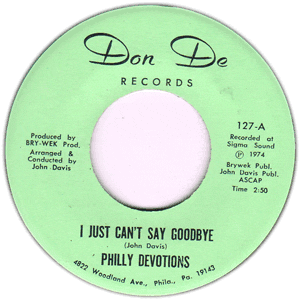 I Just Can't Say Goodbye/ Come Over On The Lovin Side