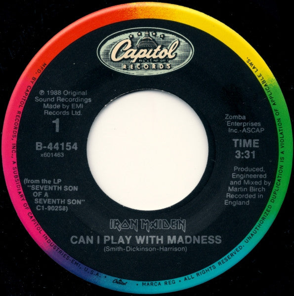 Can I Play With Madness/ Black Bart Blues