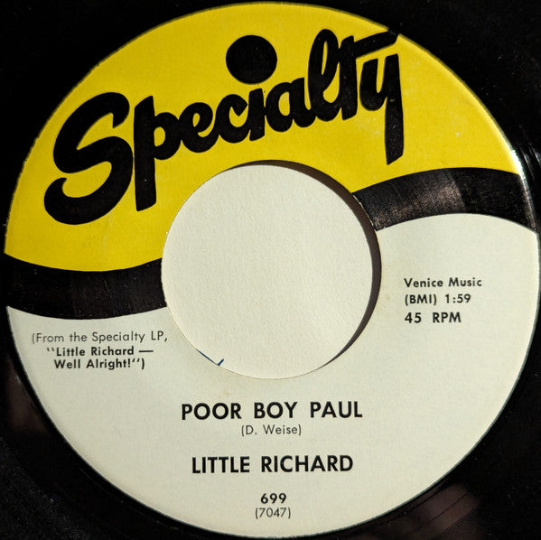 Wonderin'/ Poor Boy Paul