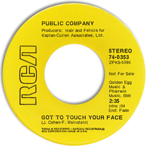 Hearts And Flowers/ Got To Touch Your Face