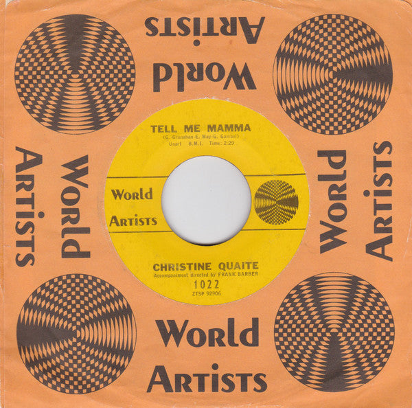 Tell Me Mamma/ In The Middle of the Floor