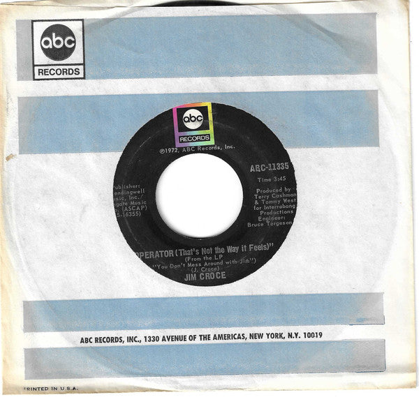 Operator (That's Not The Way It Feels)/ Rapid Roy (The Stock Car Boy)