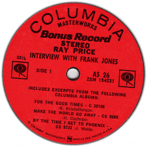 Ray Price: An Interview with Frank Jones