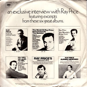Ray Price: An Interview with Frank Jones
