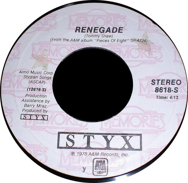Renegade/ Sing For The Day