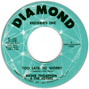 Too Late To Worry/ Ring A Ling A Ding (Let The Wedding Bells Ring)