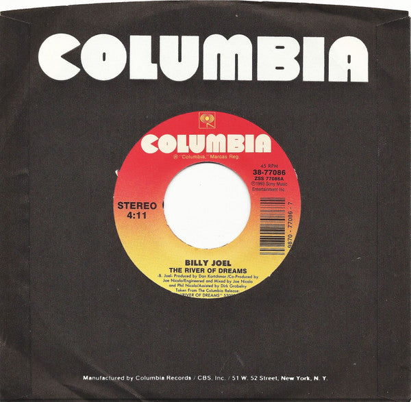 River of Dreams/ No Man's Land