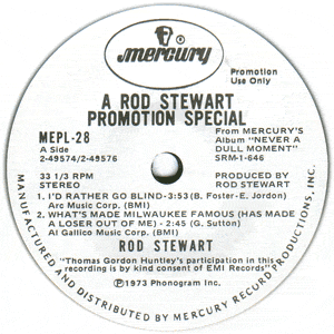 A Rod Stewart Promotion Special (EP)