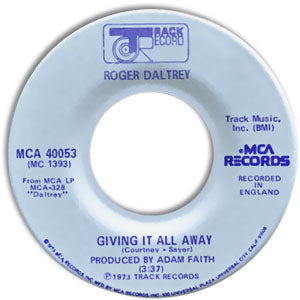 Giving It All Away/ Way Of The World