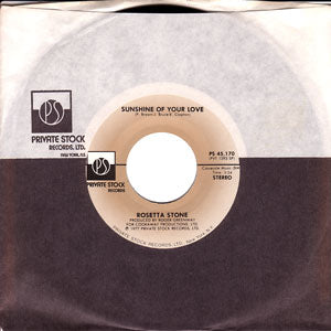 Sunshine Of Your Love/ Steal Willie