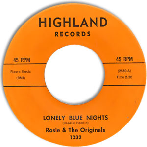 Lonely Blue Nights/ We'll Have A Chance