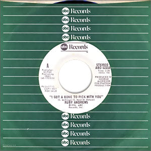 I Got A Bone To Pick With You