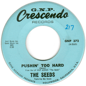 Pushin' Too Hard/ Try To Understand