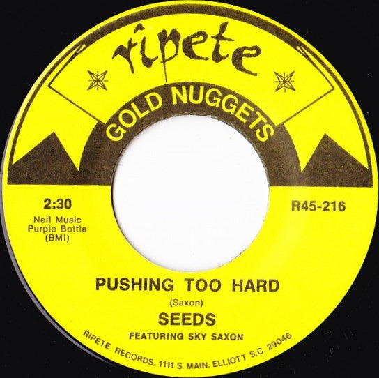 Pushin' Too Hard / Dirty Water