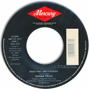 Come On Over/ Man! I Feel Like A Woman!