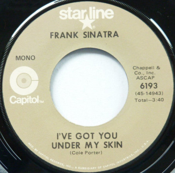 I've Got You Under My Skin/ One For My Baby