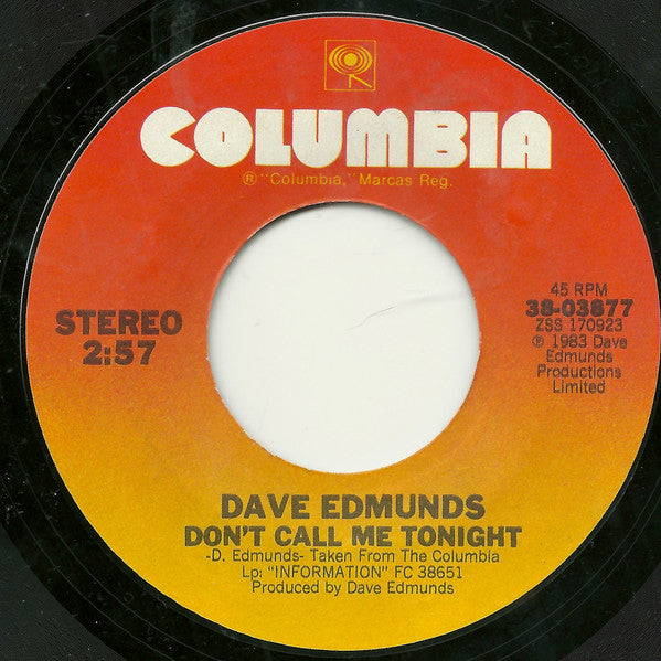 Slipping Away/ Don't Call Me Tonight