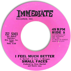 Tin Soldier/ I Feel Much Better