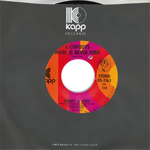 A Cowboy's Work is Never Done/ Somebody