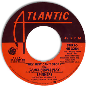 They Just Can't Stop It (The Games People Play)/ I Don't Want To Lose You