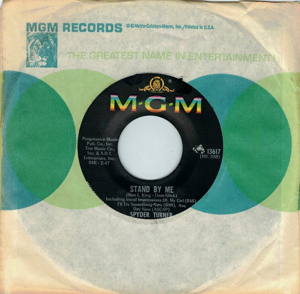 Stand By Me/ You're Good Enough For Me.