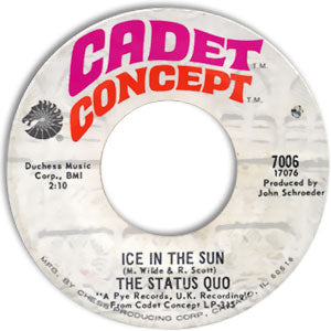 Ice in the Sun/ When My Mind Is Not Live