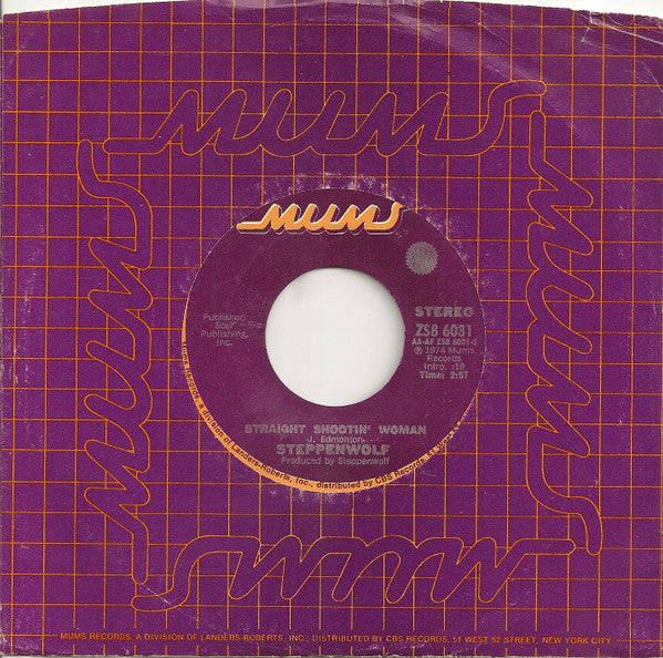 Straight Shootin' Woman/ Justice Don''t Be Slow