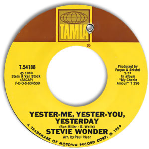 Yester-Me, Yester-You, Yesterday/ I'd Be A Fool Right Now