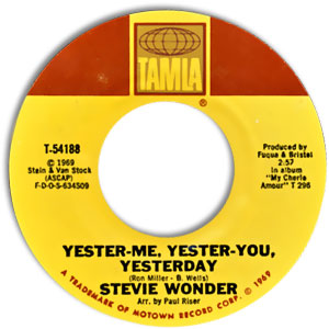 Yester-Me, Yester-You, Yesterday/ I'd Be A Fool Right Now