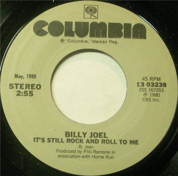 It's Still Rock And Roll To Me / Don't Ask Me Why