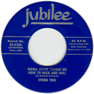 My Wonderful Lover/ Mama Never Taught Me How To Rock And Roll