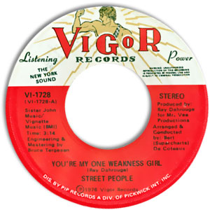 You're My One Weakness Girl/ You're The Girl I Love