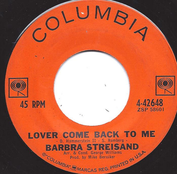 My Coloring Book/ Lover Come Back To Me