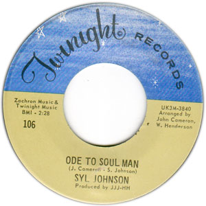 Ode To Soul Man/ I'll Take Those Skinny Legs