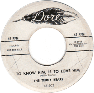 To Know Him, Is To Love Him/ Don't You Worry My Little Pet