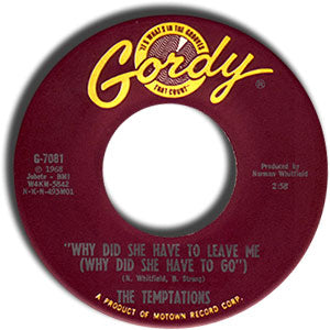 Cloud Nine/ Why Did She Have To Leave Me (Why Did She Have To Go)