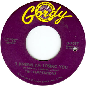 (I Know) I'm Losing You/ I Couldn't Cry If I Wanted To