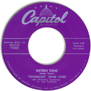 Sixteen Tons/ You Don't Have To Be A Baby To Cry