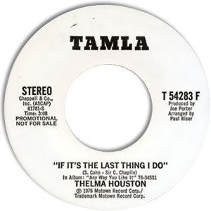 If It's The Last Thing I Do