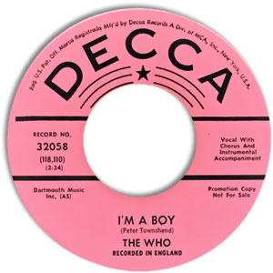 I'm A Boy/ In the City