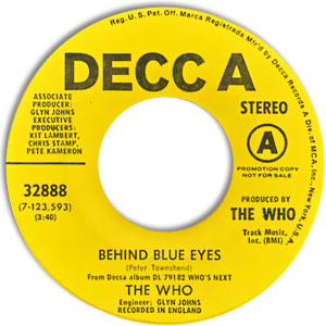 Behind Blue Eyes/ My Wife