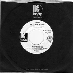 Don't Go Down To Reno/ Sunday Morning