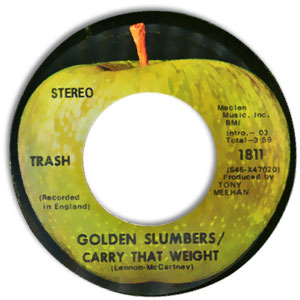 Golden Slumbers-Carry That Weight/ Trash Can