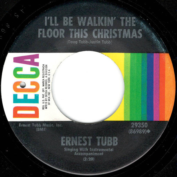I'll Be Walking The Floor This Christmas/ Lonely Christmas Eve
