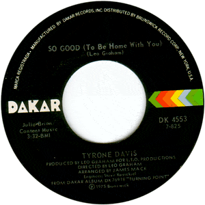 So Good (To Be Home With You)/ I Can't Bump