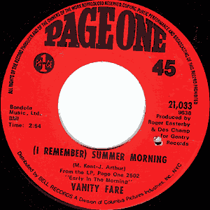 (I Remember) Summer Morning/ Megowd (Something Tells Me)