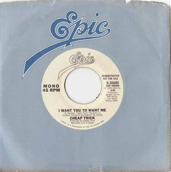 I Want You To Want Me