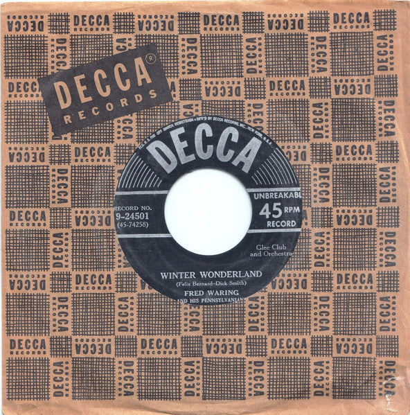 Winter Wonderland/ (All of a Sudden) My Heart Sings