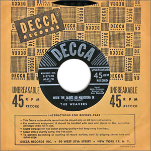 When The Saints Go Marching In/ Kisses Sweeter Than Wine